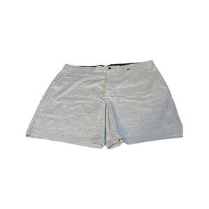 Hurley Mens Quick-Dry Hybrid Shorts 50B Gray Lightweight Polyester Blend‎ Button
